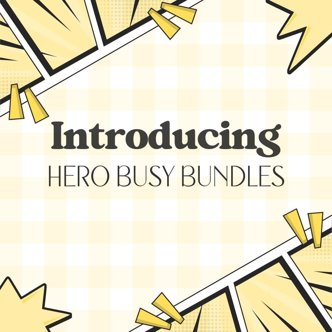 Super Hero Busy Bundler