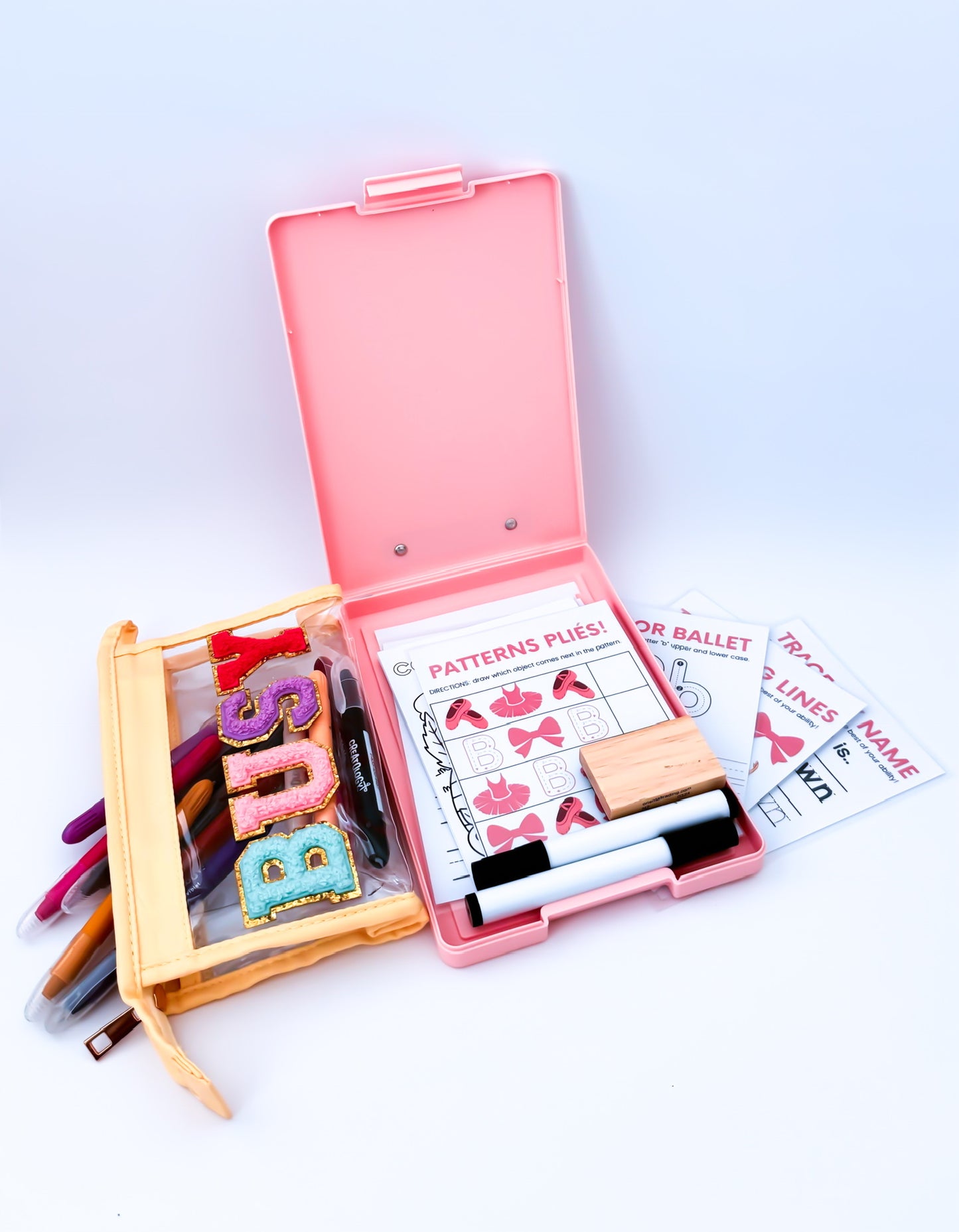 Seersucker Pink - Complete Busy Bundle Set